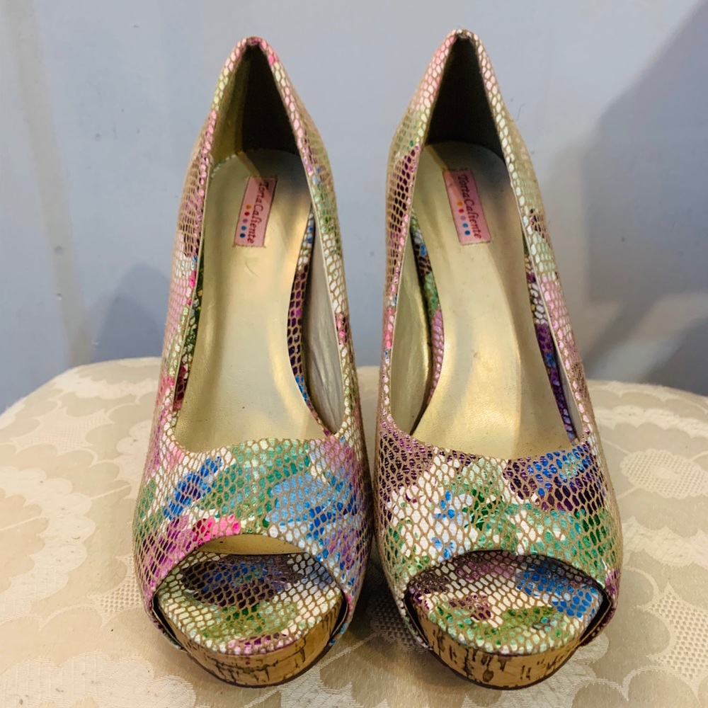 Floral heels